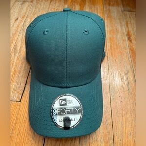 New Era 9Forty Unisex Adult Blank Hat Cap Solid Green Size Adjustable